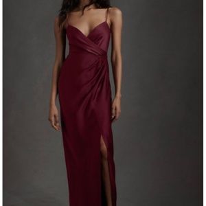 BHLDN Freya Satin Charmeuse Dress - New with Tags